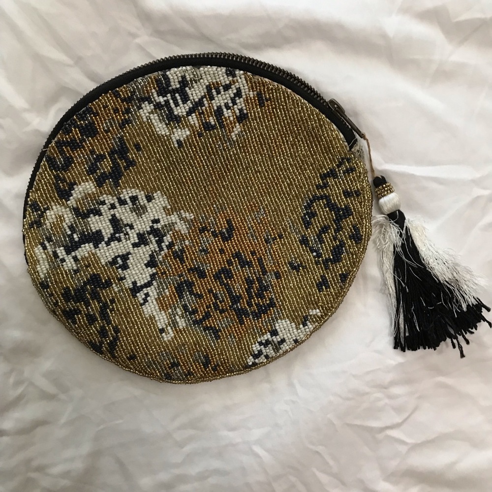 Anthropologie Beaded Clutch